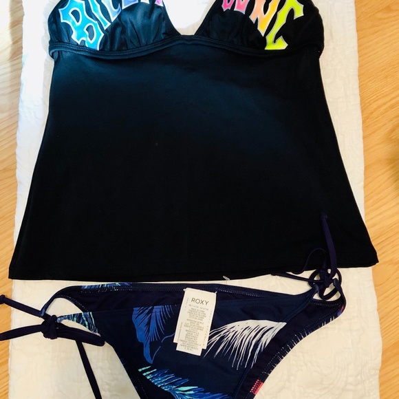 NWT Billabong Top Roxy Bottom Size L